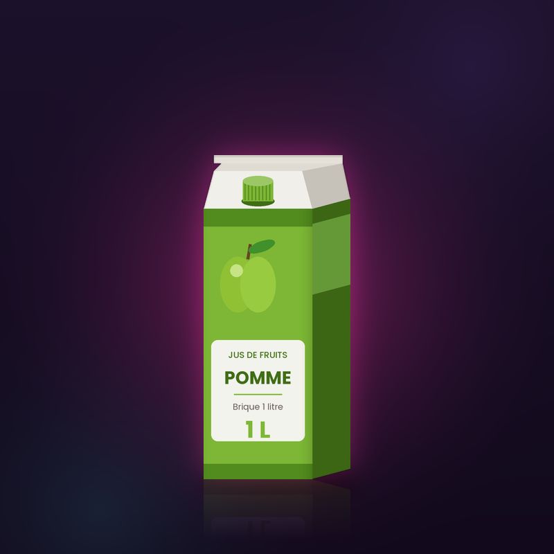 Jus de pomme 1 L