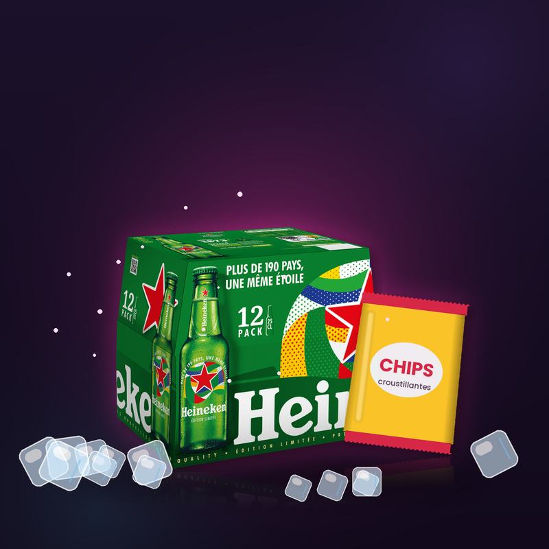 Pack Apéro Heineken x12